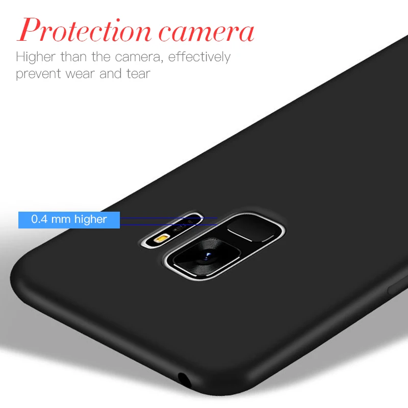 Чехол для телефона Samsung S9 S8 Plus S7 S6 Edge Note 8 9 ультратонкая Матовая Мягкая силиконовая