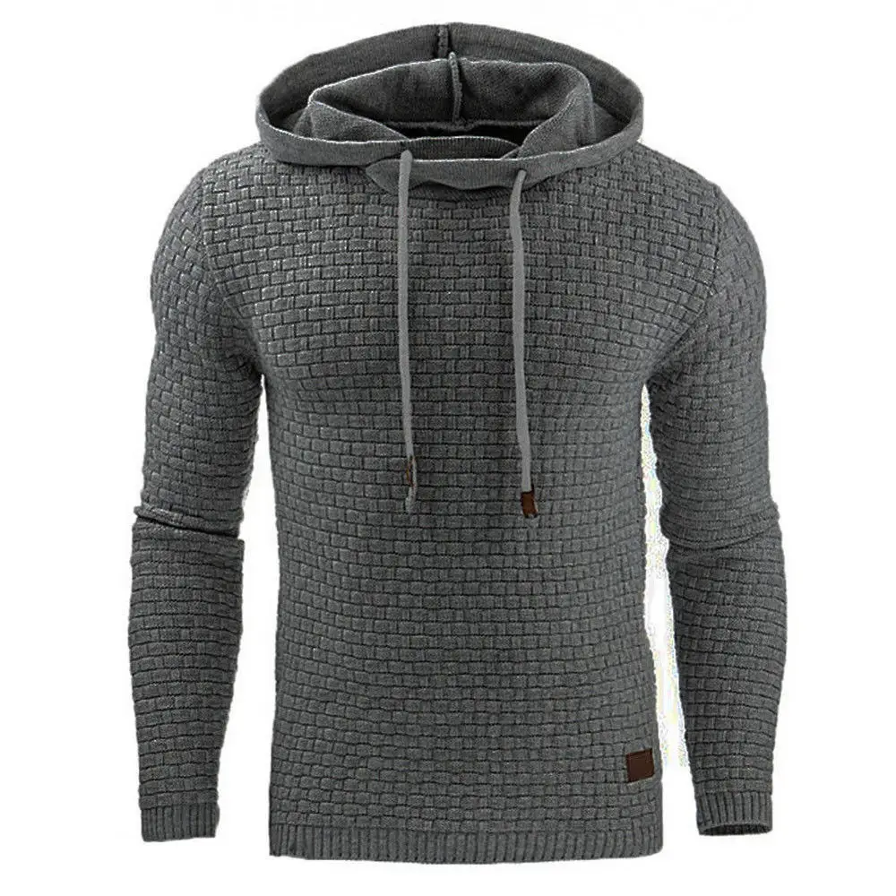 2019 New Style Fashion Hot Men's Solid Winter Hoodie Warm Hooded Sweatshirt Coat Jacket Outwear | Мужская одежда