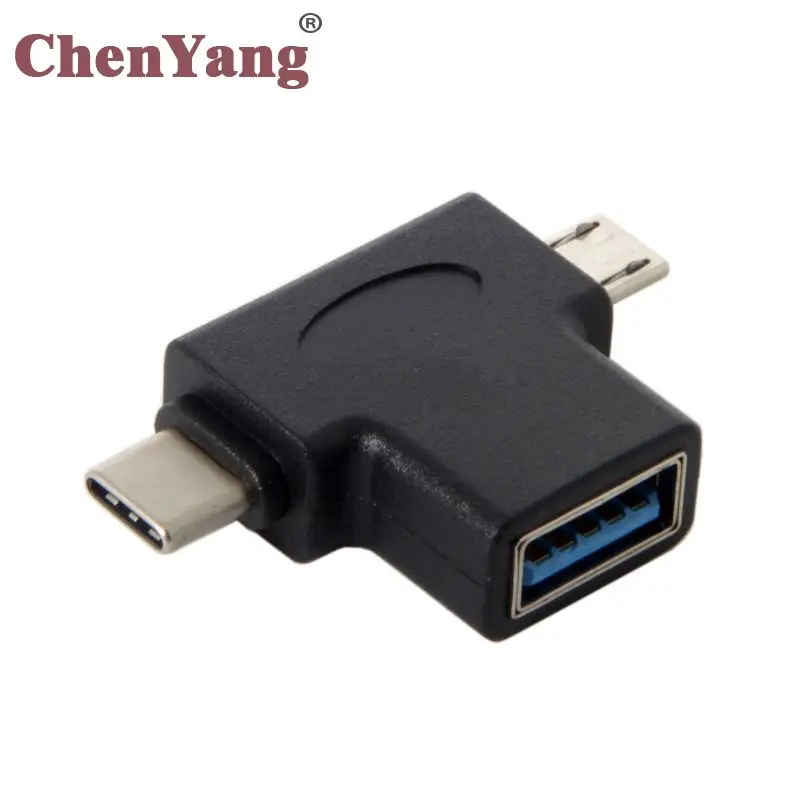 

Data Host Adapter Chenyang A Female Micro Usb 3.1 Type-ccombo To 2.0 Otg