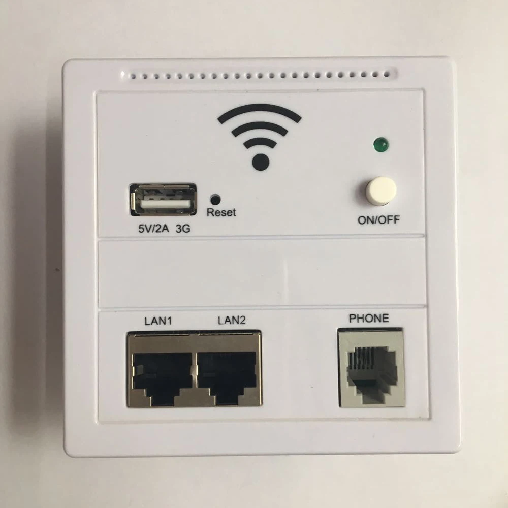 Wi Fi роутер умная розетка встроенный 3g USB точка доступа беспроводной в стеновой