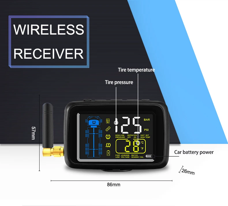 CARCHET U901RV паста кронштейн TPMS беспроводная система контроля давления в шинах