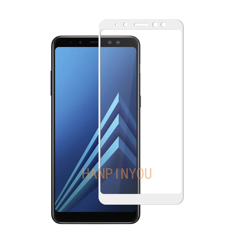 10 Pcs For Samsung Galaxy A8 A530 / Plus (2018) A730 5D Full Glue Cover Toughened Tempered Glass Film Screen Protector Guard | Мобильные
