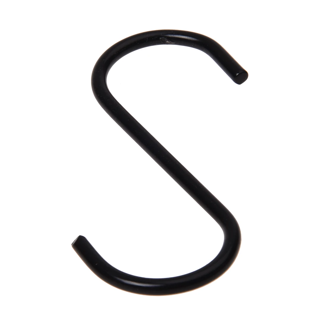 

NEW 1 x S-Shape Metal Hook Robe Hook---Black Iron Antirust Craft Drop Shipping