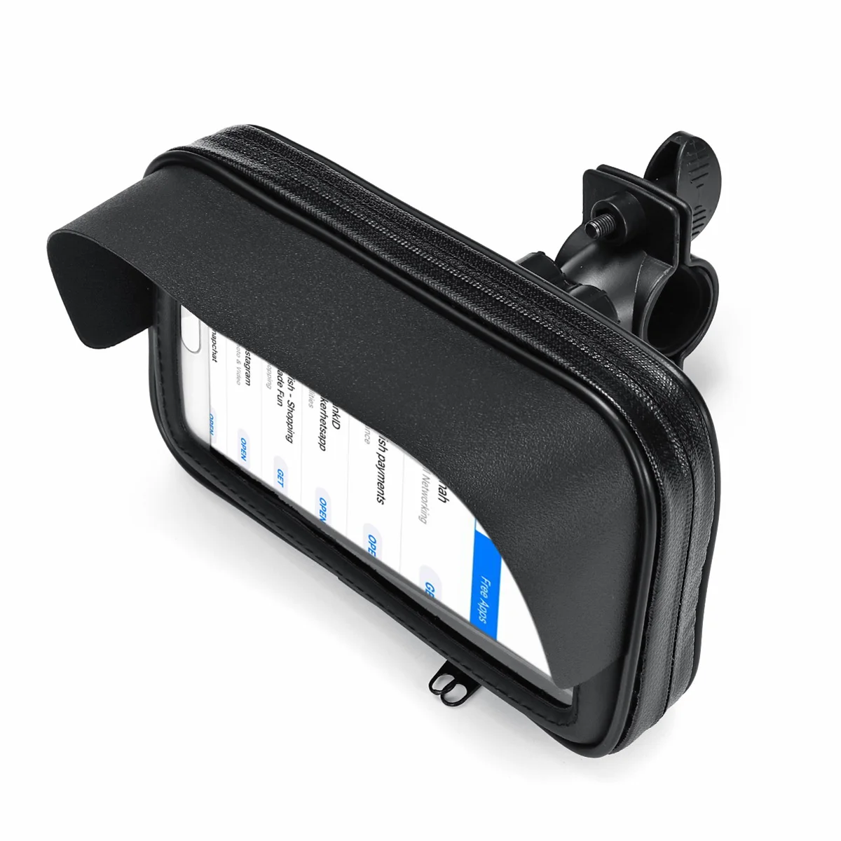 Waterproof 5.5 inch Universal Bicycle Bike Phone Holder Case PU Motorcycle Handlebar Mount Stand Bracket For Samsung iPhone|Подставка для