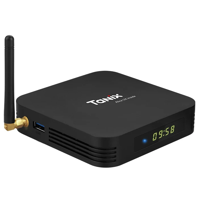 TANIX TX6-Android 9,0 tv Box Allwinner H6 2GB 16 GB/4 GB 32GB Bluetooth 5,0 двойная антенна USB3.0 2,4G WiFi Поддержка 6K H.265