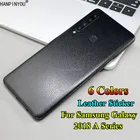 Для samsung Galaxy A6s A7 A8 плюс A9 2018 A8s A9s ультра тонкий задняя полный матовой этикета искусственной кожи Стикеры защитить фильм крышка