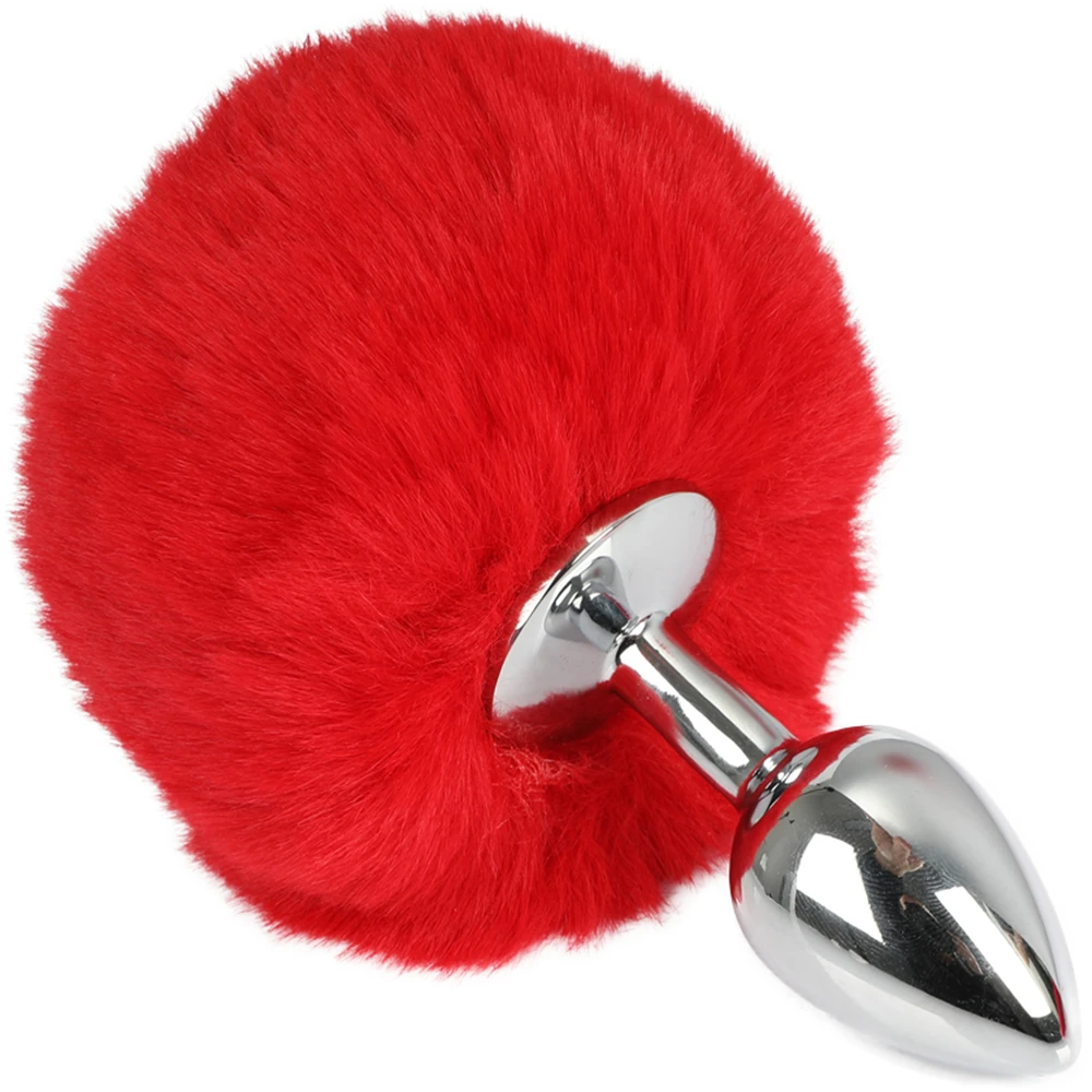 Rabbit Tail Anal Plug Sex Toys for Adults Woman Stainless Steel Bunny Butt Prostate Massager Buttplug Erotic Products |