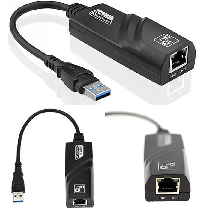 USB3.0 высокое Скорость передачи Gigabit Ethernet 10/100/1000 Мбит/с (20 см) Длина: 10 м/100 м/1000 м