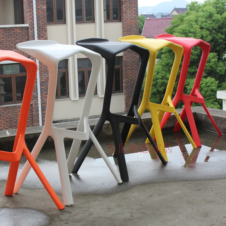 Современный дизайн Пластик стекируемые Миура барный стул популярный бар для