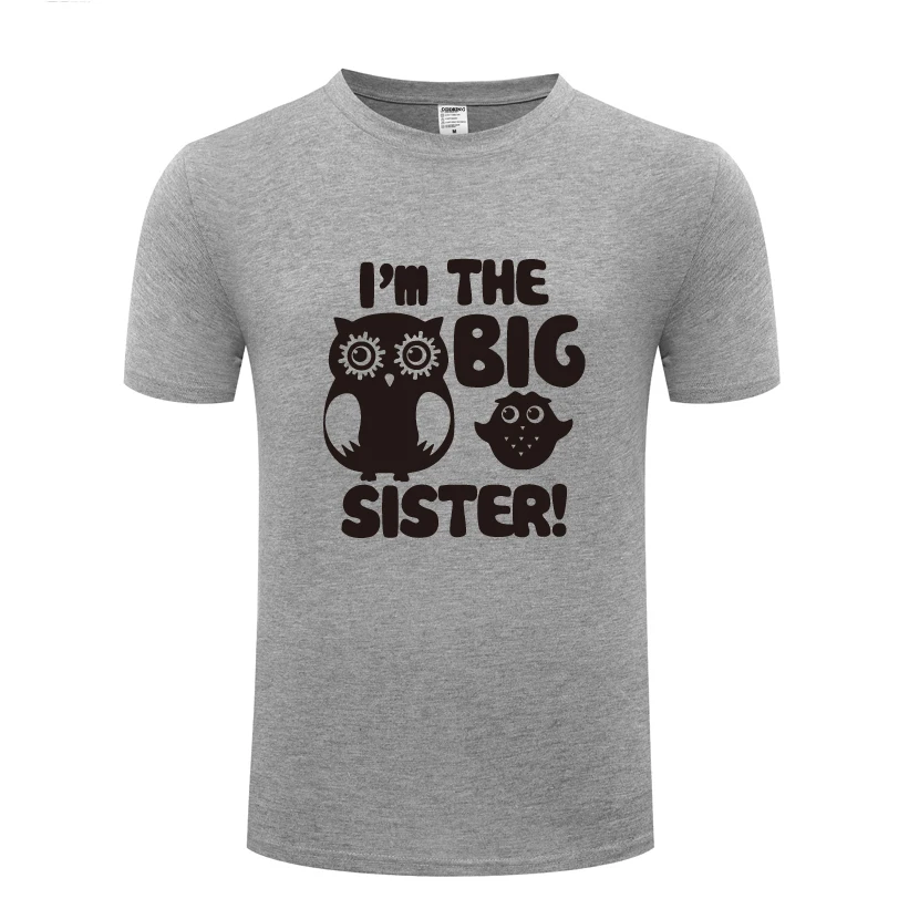 

I'm The Big Sister Novelty Creative Mens Men T Shirt Tshirt 2018 New Short Sleeve O Neck Cotton Casual T-shirt Top Tee