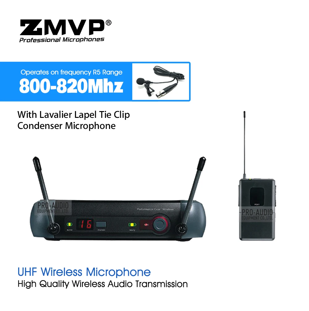 Профессиональная Беспроводная микрофонная система ZMVP PGX14 UHF для караоке с