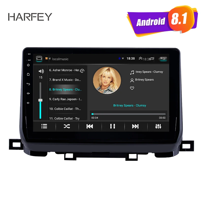 Harfey 10 1 &quotAndroid 8 для KIA SportageR 2018 HD Touchsreen Bluetooth Авто радио GPS WIFI стерео Поддержка SWC 3G
