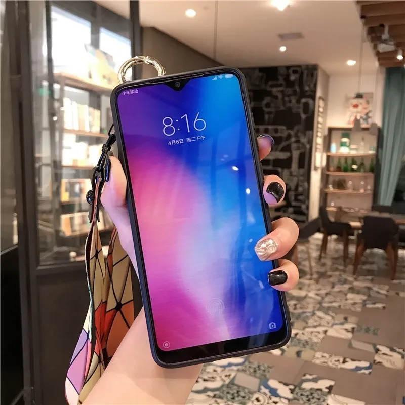 Ретро цветок литературный браслет чехол для телефона Xiaomi 8 8se 9 Redmi Note5 Note7 Tpu