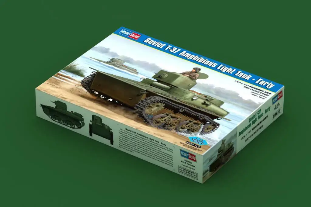 Hobbyboss модель 1/35 года советский стиль Ранняя светильник лёгкого бака амфибии |