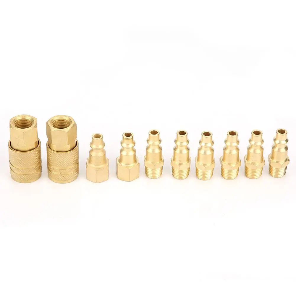 10 шт. 1/4 дюйма NPT аксессуары линейный шланг для воздушного компрессора быстрый