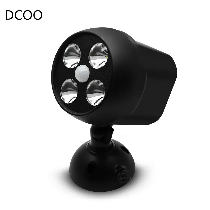 DCOO вращающийся на 360 градусов прожектор с датчиком движения IP65 водонепроницаемый
