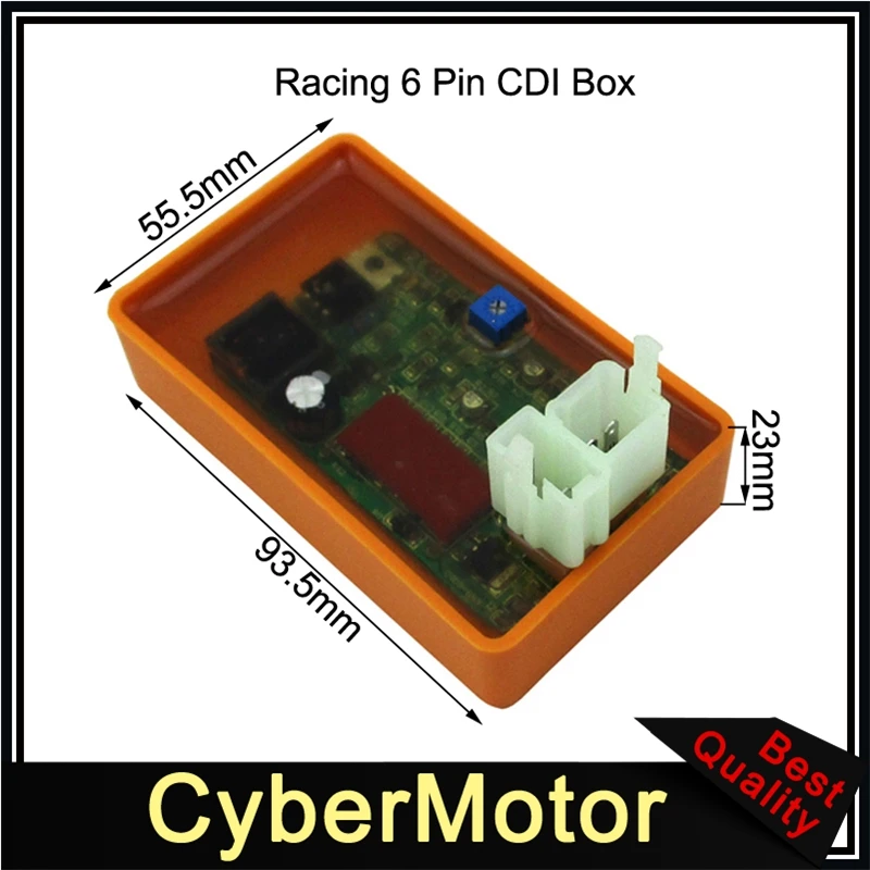 Производительность Регулируемая 6 Pin DC зажигания CDI Коробка для 200cc 250cc CFMOTO V3 V5 Roketa