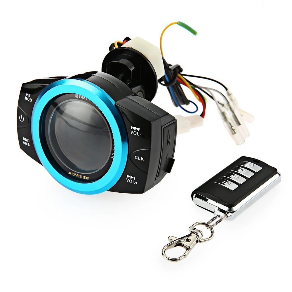 AOVEISE MT481 мотоцикл MP3 плеер Водонепроницаемый Аудио Радио Звук Музыкальный