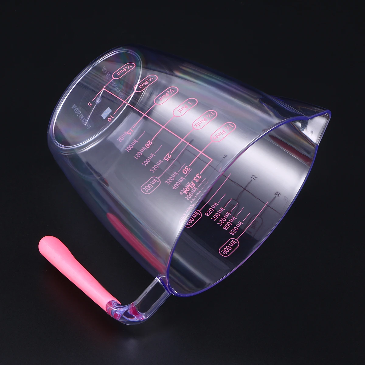900ml Transparent Plastic Measuring Cup with Marking Scales Baking Kitchen Pitcher | Дом и сад