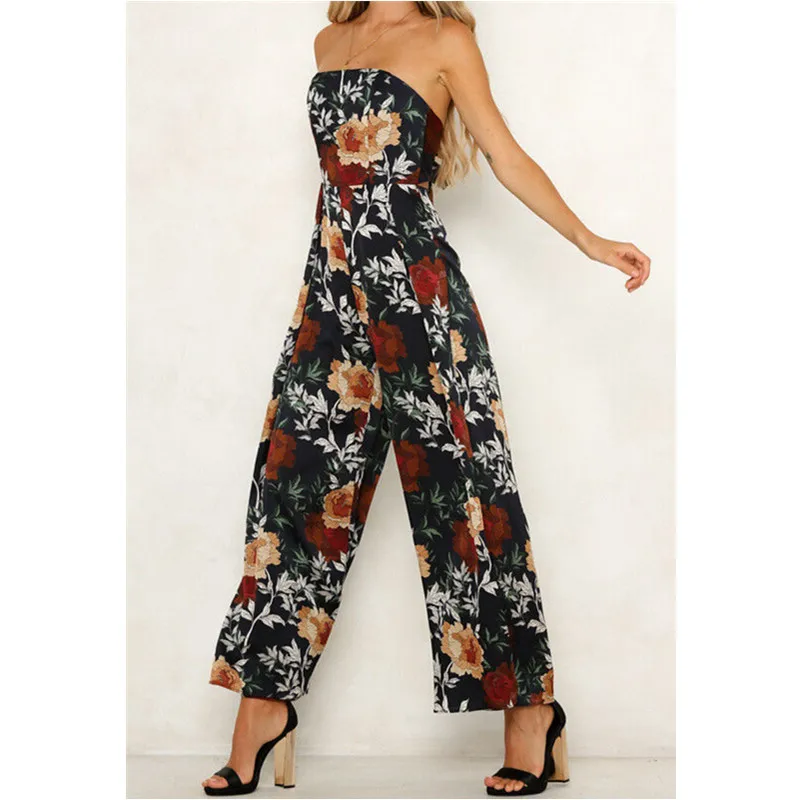 Для женщин без бретелек Клубная одежда Playsuit 2019 обёрточная бумага груди вечерние