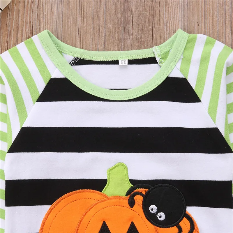 Новый брендовый комбинезон с рисунком тыквы для маленьких мальчиков и девочек