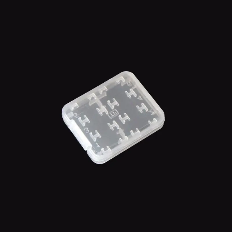 Photo Studio Kit Portable Memory Card Box Plastic Case Organizer Support for 1xSD-Card 6xMicro SD-Card 1xMemory Stick | Электроника