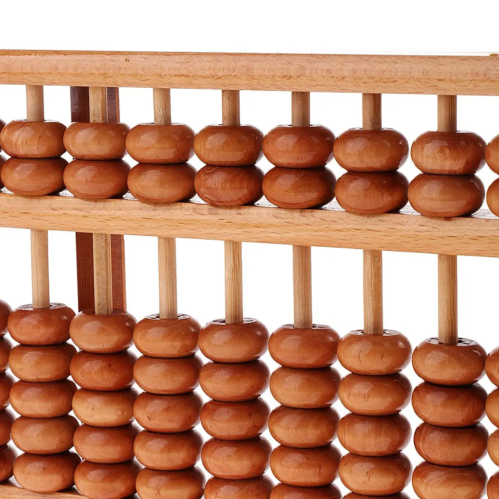 Деревянный 15 рядов китайский калькулятор Abacus арифметический расчетный
