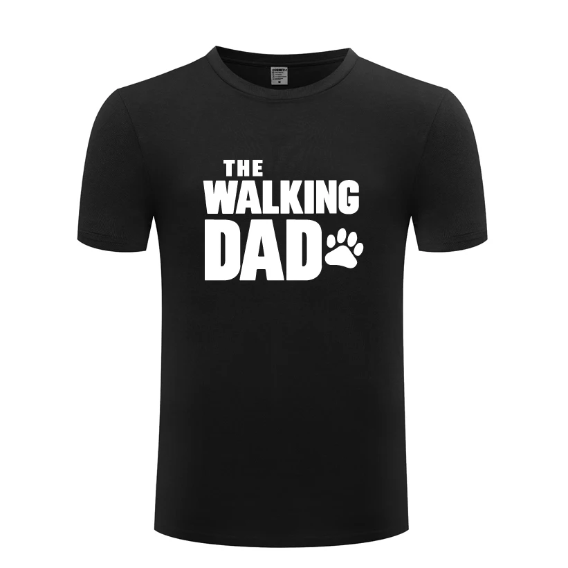 Ходьба с надписью &quotThe Walking DAD&quot на День отца подарок новинка мужские s футболки