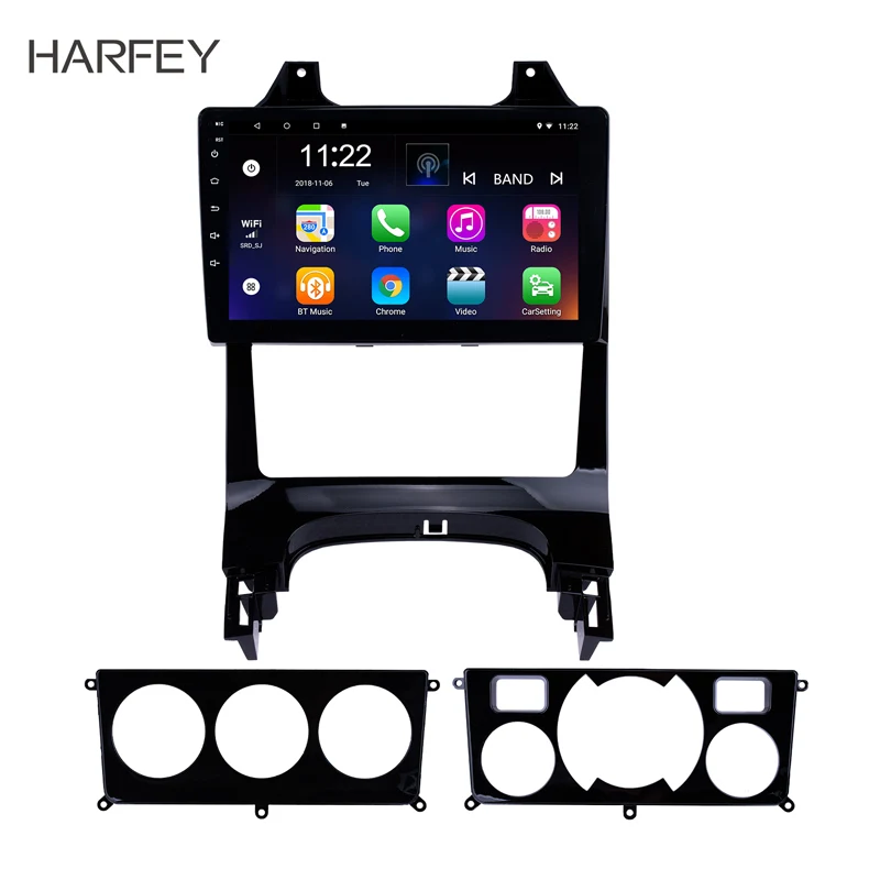 Harfey GPS Navi 9 дюймовый автомобильный мультимедийный плеер для 2009 2012 Peugeot 3008 Android 10 0