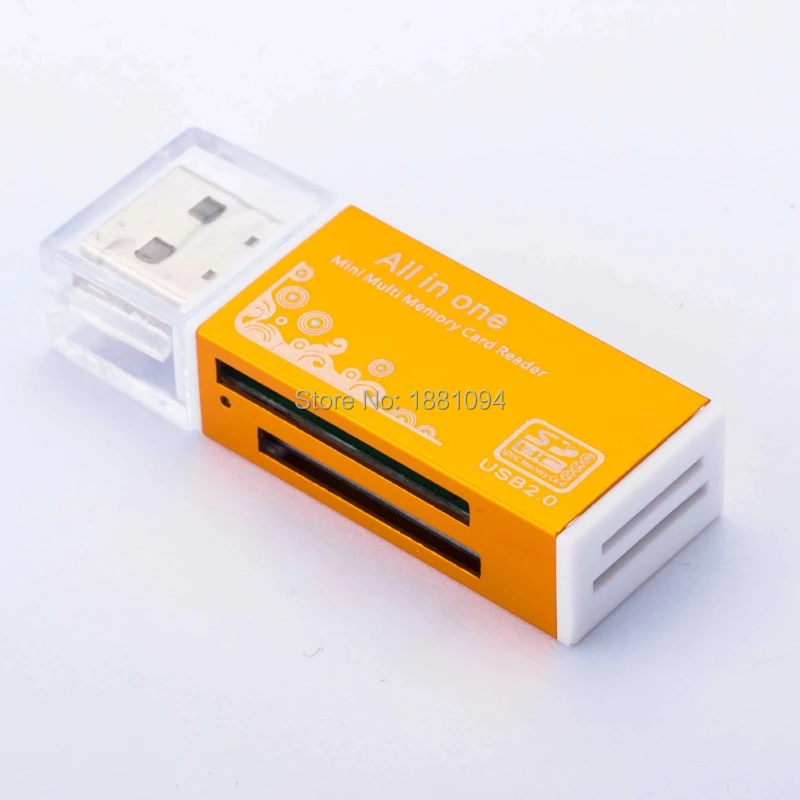 Считыватель карт памяти SD 100 шт./лот Multi in 1 для Pro Duo Micro TF M2 MMC SDHC MS|Картридеры| |