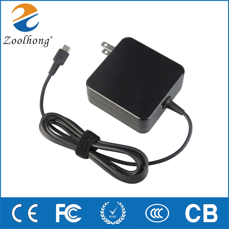 20V 3.25A 65W Универсальный USB Type C ноутбук мобильный телефон адаптер питания зарядное