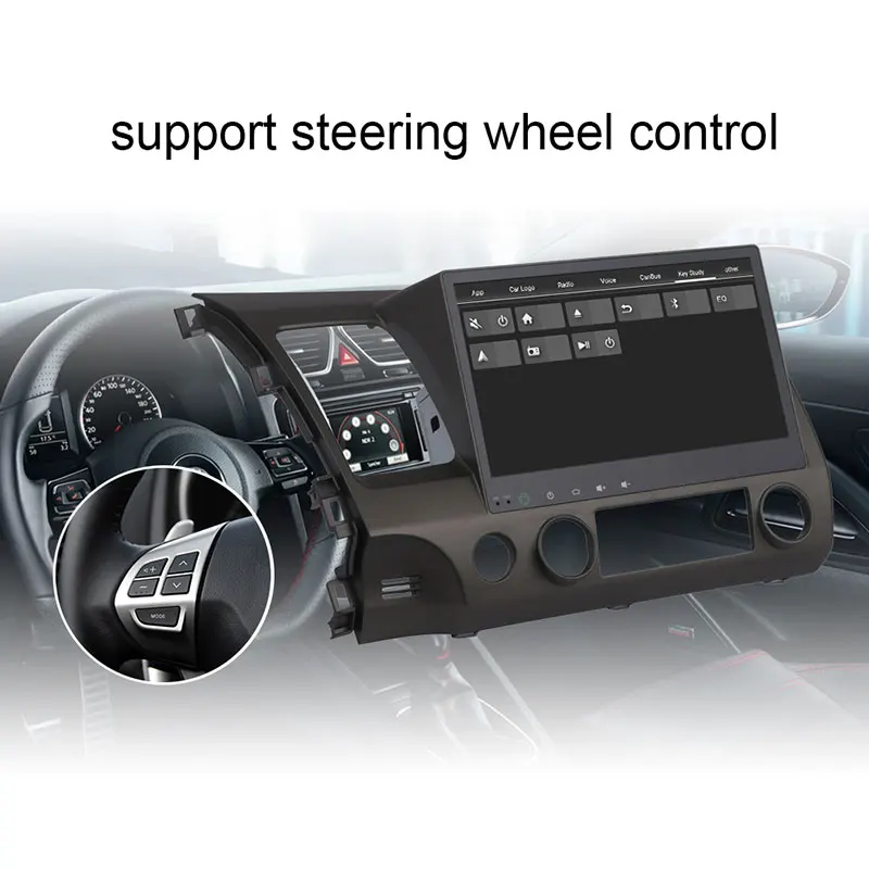 10 2 &quotРадио Android 5 1 автомобильный dvd плеер для Honda Civic 2006 2007 2008 2009 2010 2011 с