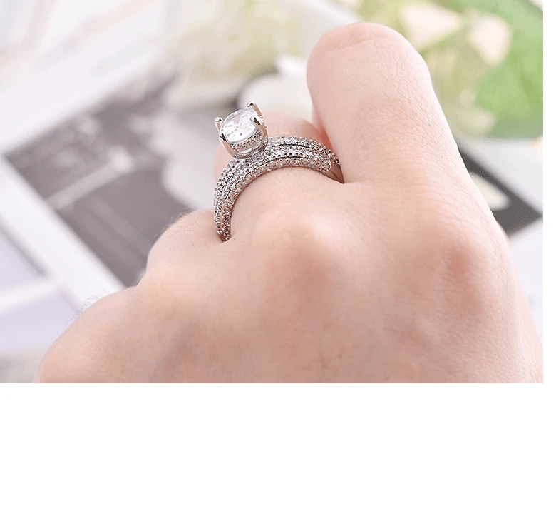 Женское кольцо с бриллиантом AAA 14K 1 5 карат|Кольца| |