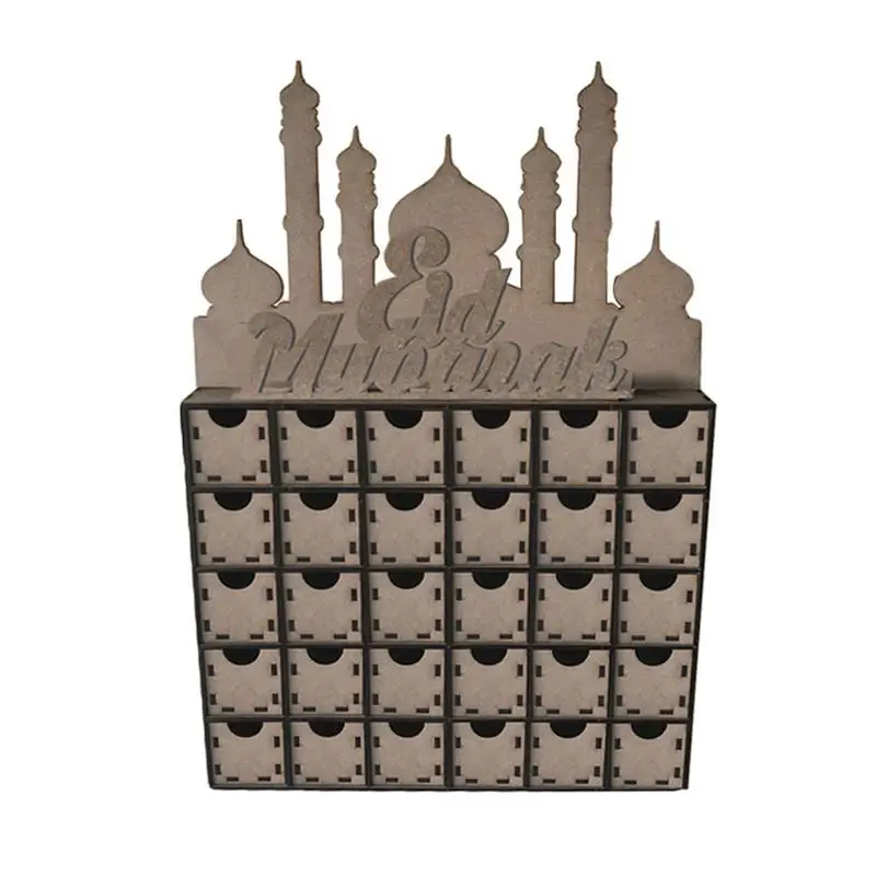 DIY выдвижные ящики кулон для Eid мусульманский ислам украшение Мубарак Подарочный