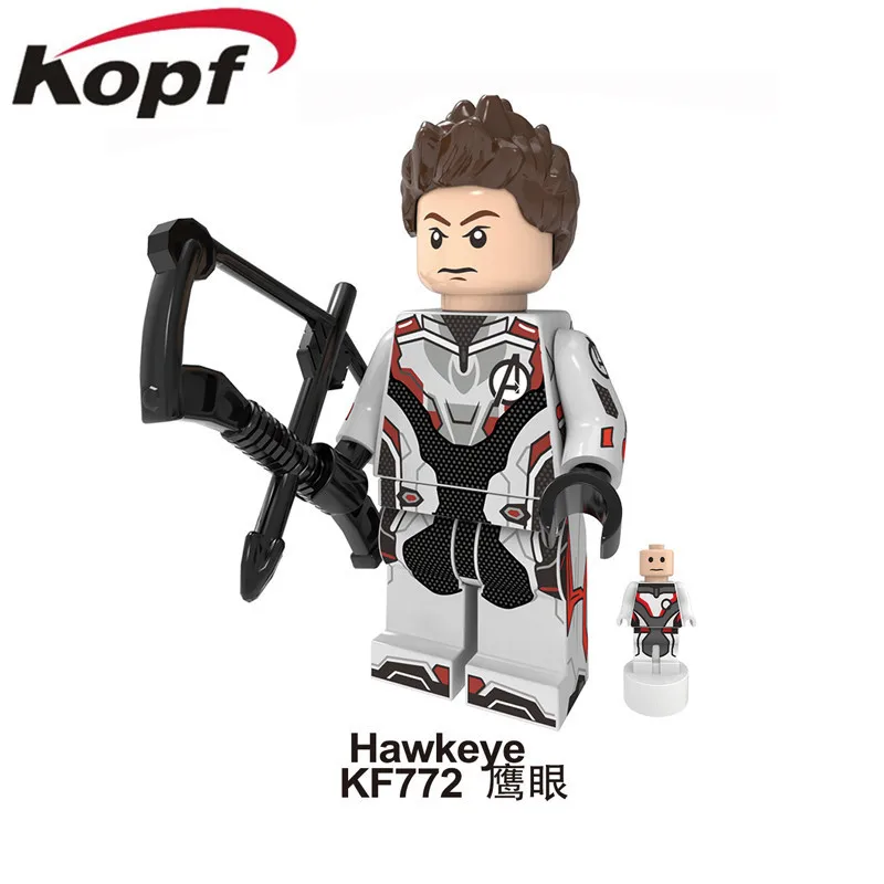 KF7076 10 шт./компл. мой герой конец игры космический костюм Железный Человек