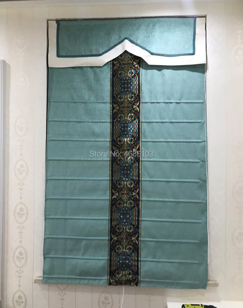 

2023 Luxurious European Window Blinds and Shades Fashion Roman Door Curtain For Living Room ,Bedroom