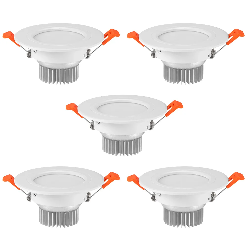 

LED Downlight Dimmable 3W 7W Waterproof Warm White Cold White Recessed LED Lamp Spot Light AC 85-265V