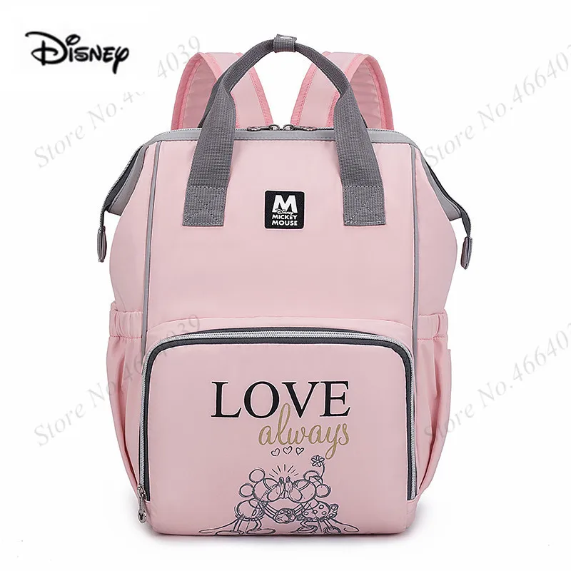 spesifikasi Baru Kedatangan Disney Perawatan Bayi Popok Tas Wanita Hamil Ibu Perjalanan Popok Tas Besar Kapasitas Hamil Menyusui Tas Organizer