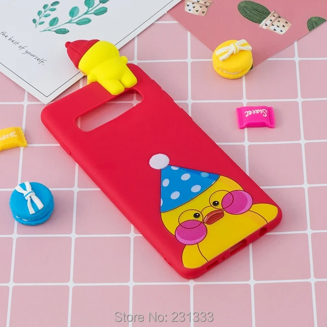 C ku для Samsung Galaxy S10 5G A10 A30 A40 A50 A70 M10 M20 M30 3D кукла мультфильм мягкий ТПУ чехол панда