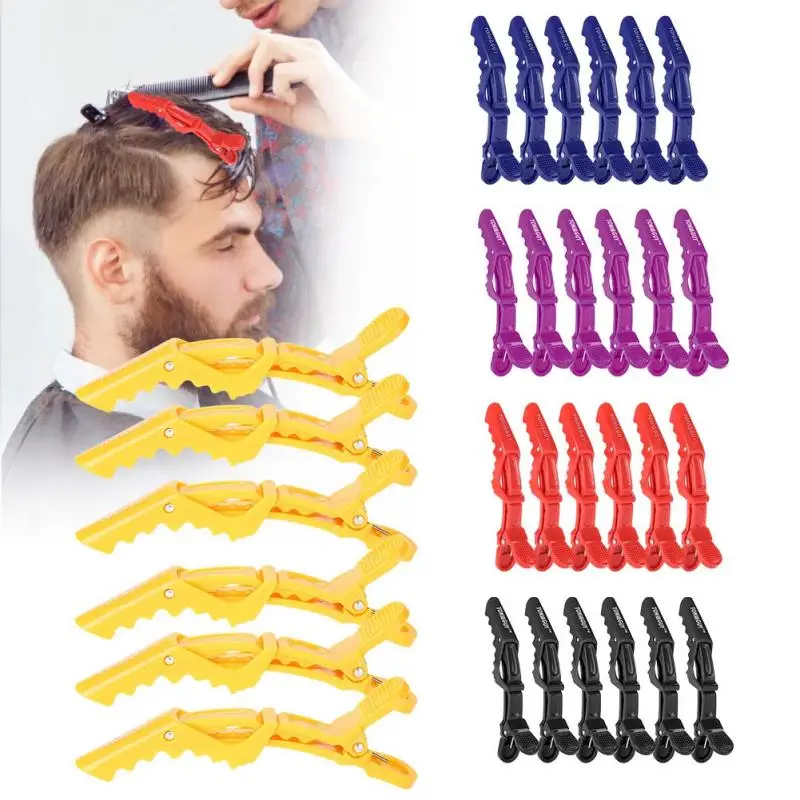 Профессиональная заколка для волос 6 шт. Антискользящая однозубчатая аксессуары