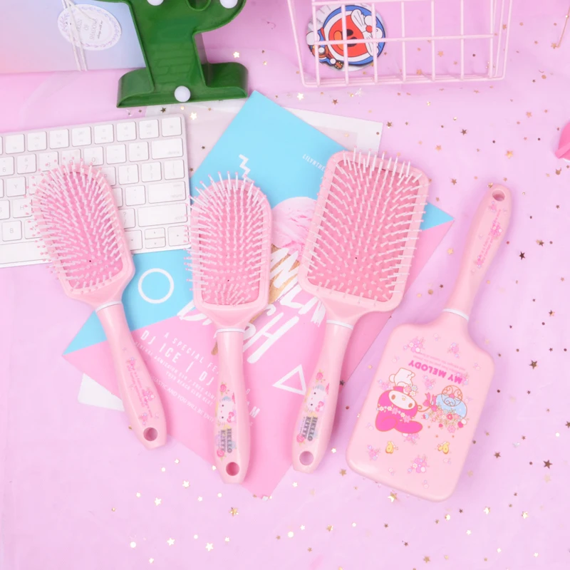 Lovely Girl Sac Comb Portable Household Massage Air Defence Static Electricity Curly Plastic Hairdressing Modeling mutfak | Дом и сад