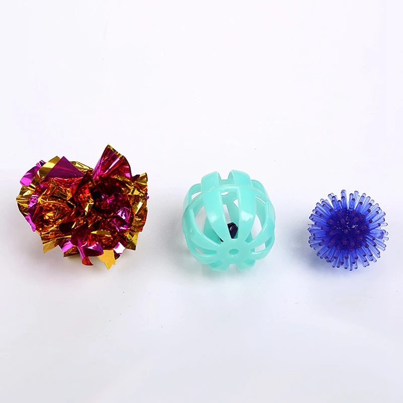 Cat Toy Ball Interactive Toys Play Chewing Rattle Scratch False Mouse Mini Funny Playing Training Pet Supplies S | Дом и сад