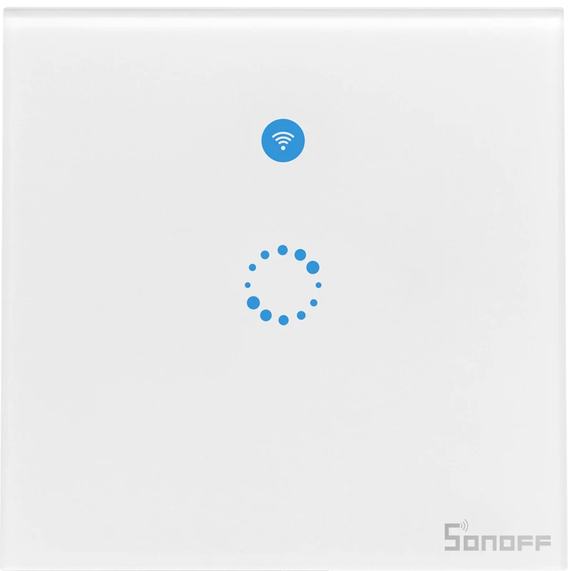 Фабрика Sonoff T1 UK умный Wifi настенный выключатель 433 RF приложение управление Умный
