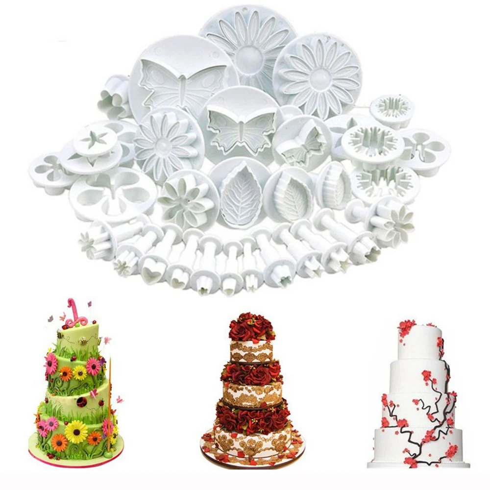 Fondant Набор форм для торта инструменты украшения кухонная форма выпечки Sugarcraft