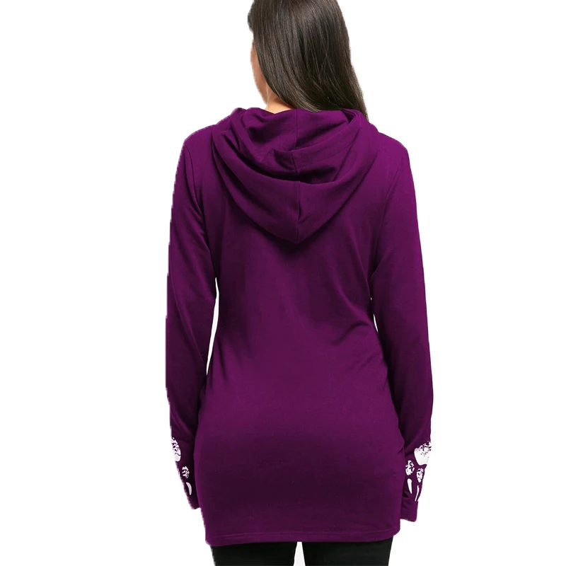 S-5xl Oversize Cat Printed Hoodies Sweatshirts Female Casual Long Sleeve Mid Hoody Fashion Pullover Sweatshirt Women Ladies | Женская