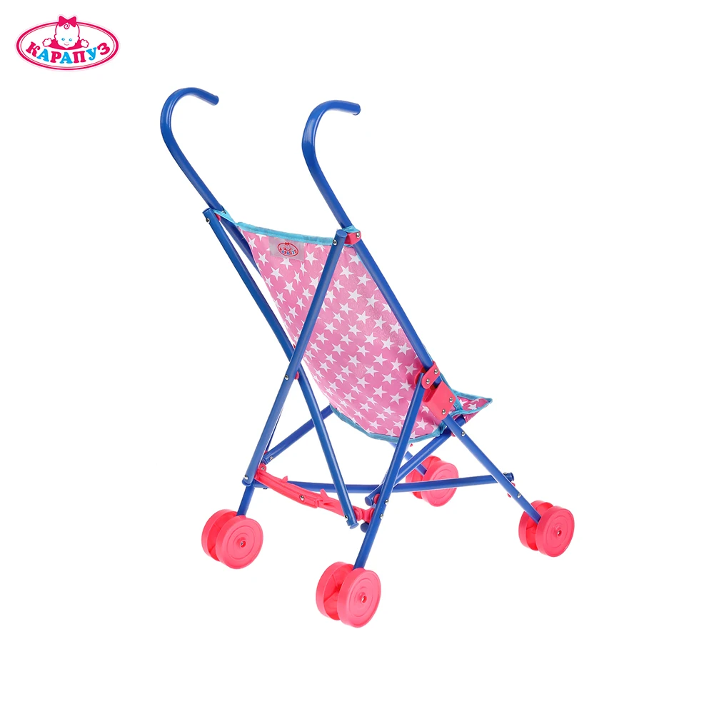 Коляска трость КАРАПУЗ пласстиковая колёса 8 шт*7 см доставка от 2 х дней|Игровые