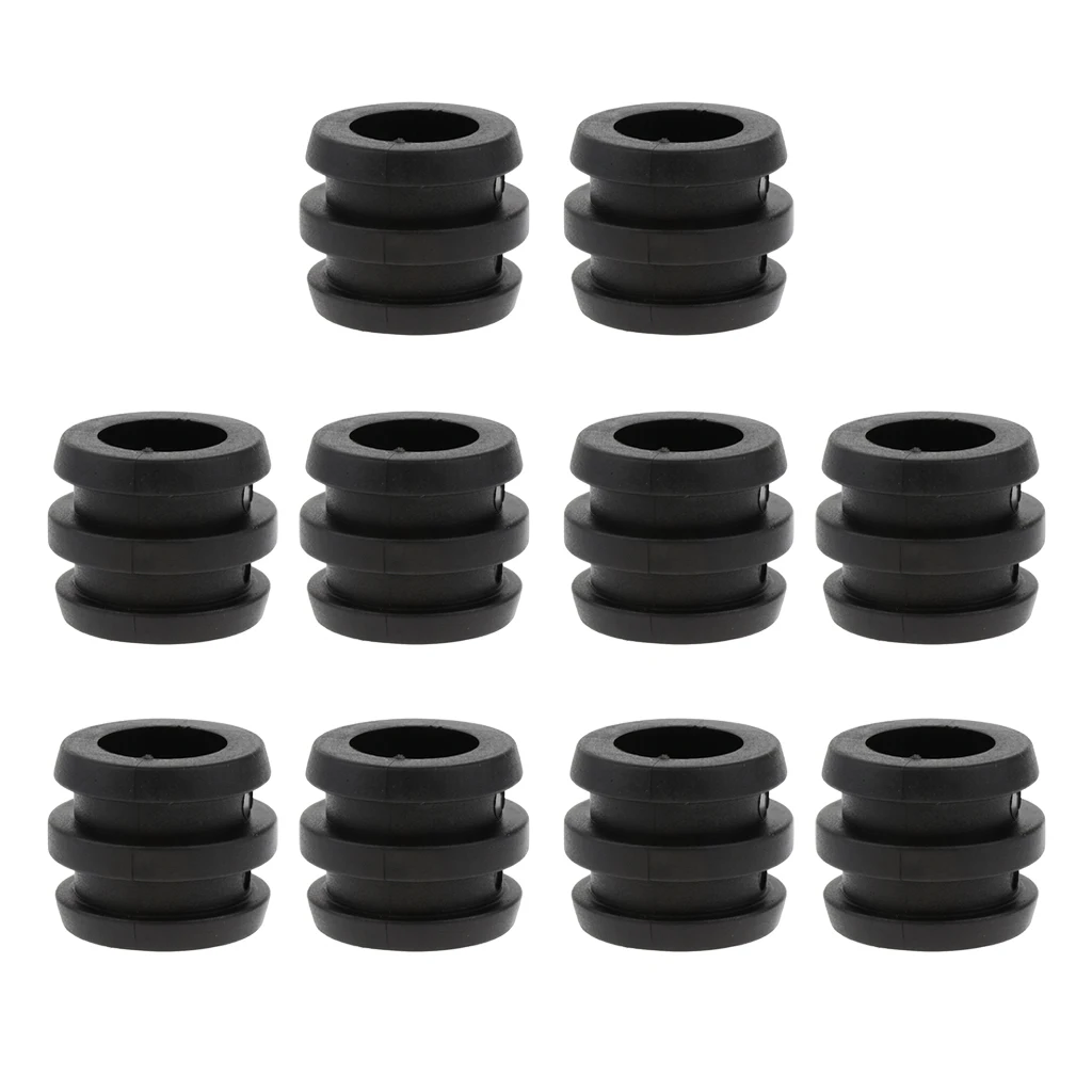 10Pcs/Set 16mm Foosball Fussball Table Rod Bumpers Buffer For Soccer Football Black | Спорт и развлечения
