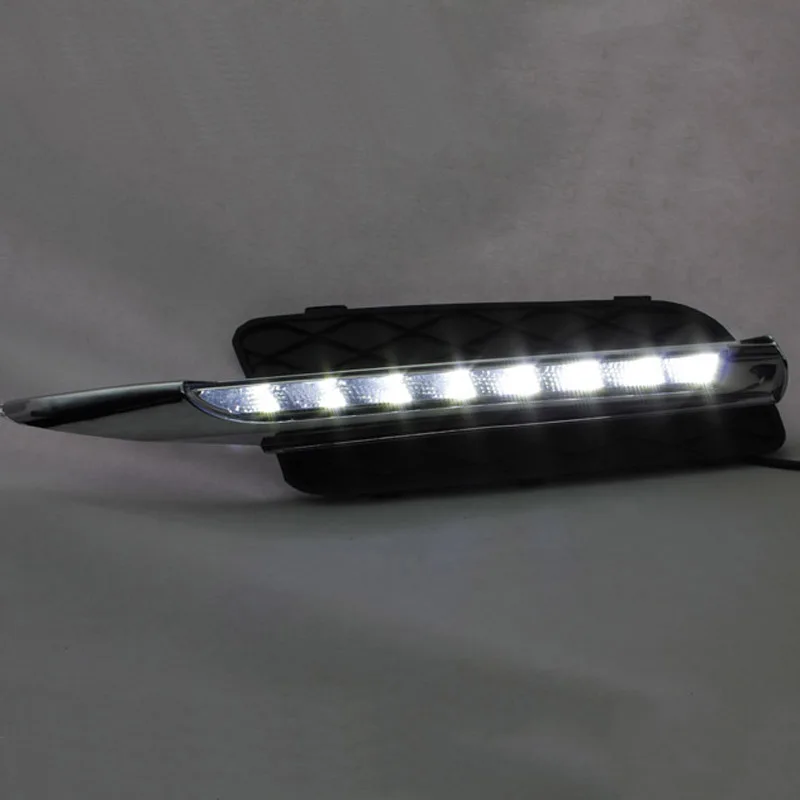 Автомобиль мигает 2 шт Drl для Bmw X5 E70 2007 2008 2009 2010 дневные ходовые огни дневного света
