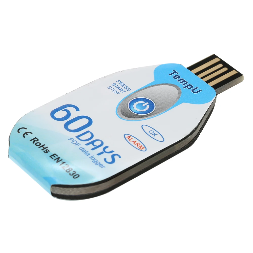 Waterproof USB 2.0 PDF Disposable Temperature Data Logger 60 Days Cold Chain Thermometer Recorder | Инструменты