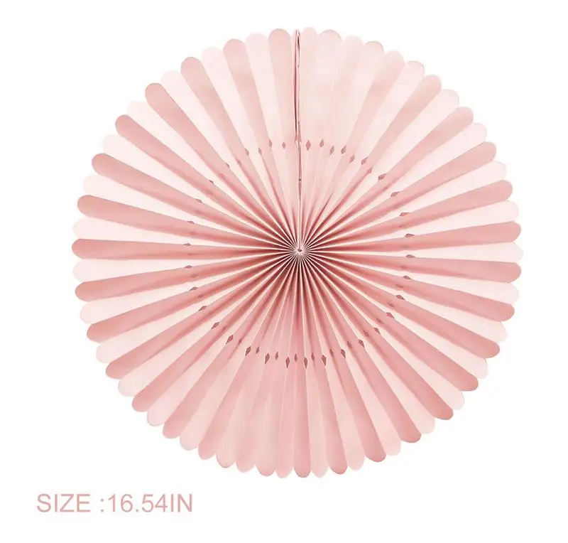 4 шт. подвесные бумажные вентиляторы декоративные круглые украшения ручной